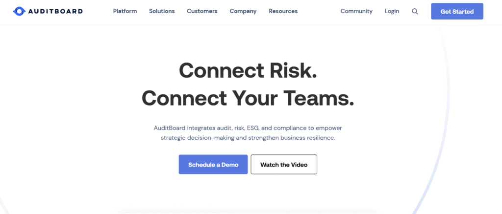 AuditBoard; Connecting risk and your teams